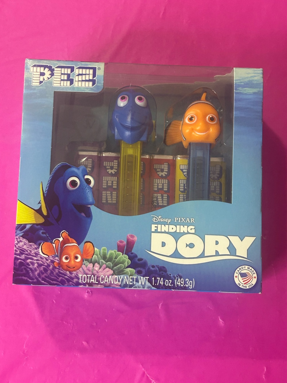 Disney Finding Dory PEZ Dispenser Set-New sealed box